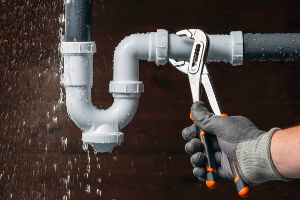Professional Water Line Repair technician working in Samaria, MI